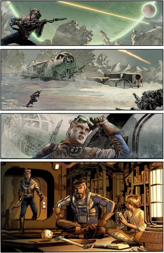 Illustration for article titled Dark Horse to retell Star Wars the way George Lucas always intended, with a giant lizard Han Solo